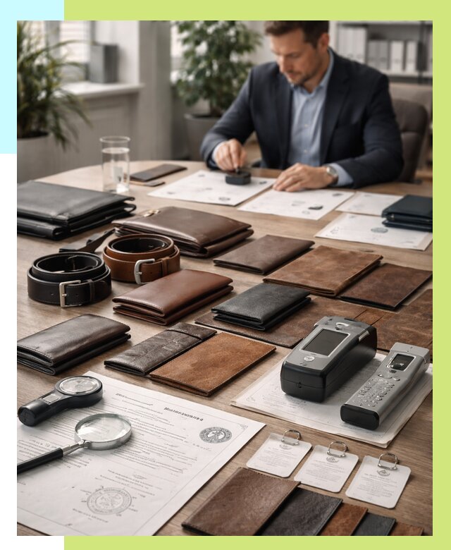 Сертификация кожаных изделий в Чапаевске от 12258 р. | Алешин-Чпв