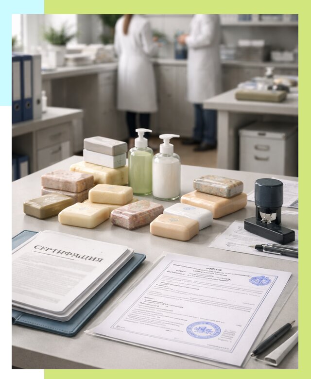 Сертификация мыла и сертификат на мыло в Чапаевске от 12258 | Алешин-Чпв