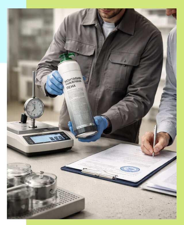 Сертификация монтажной пены в Чапаевске от 15323 р. | Алешин-Чпв