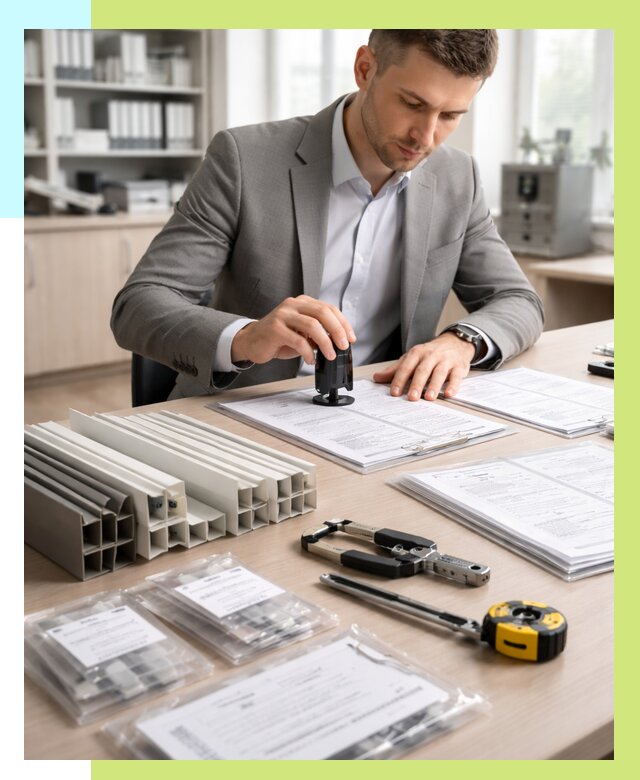 Сертификация ПВХ продукции в Чапаевске от 8683 р., Алешин-Чпв