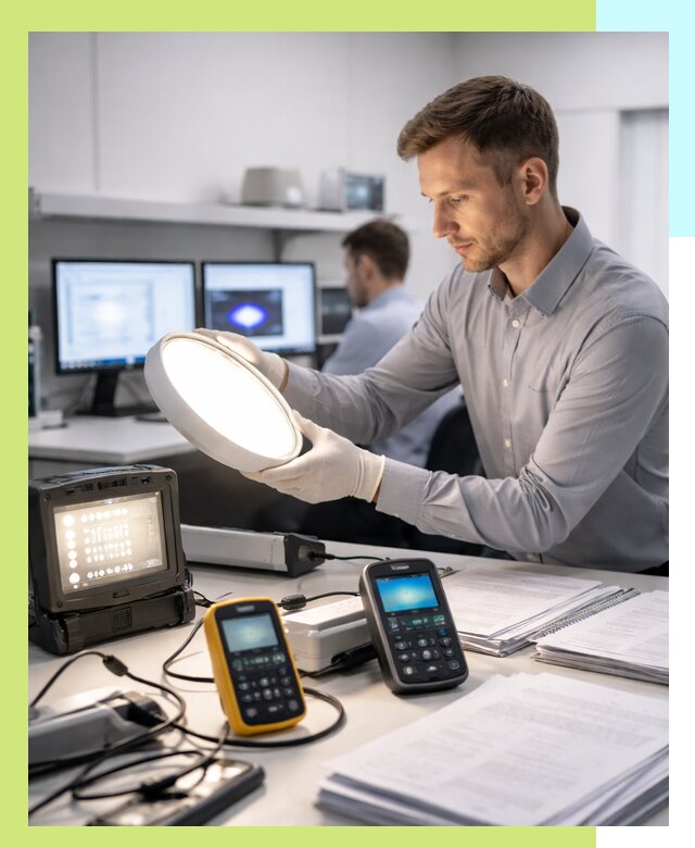 Сертификация светильников в Чапаевске: испытания и оформление