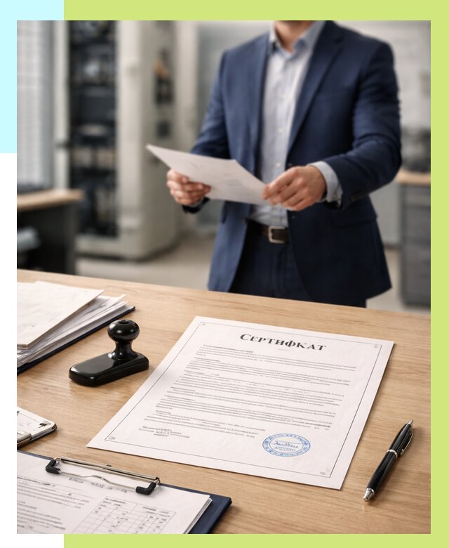 Сертификат на оборудование в Чапаевске от 15323 р. | Алешин-Чпв