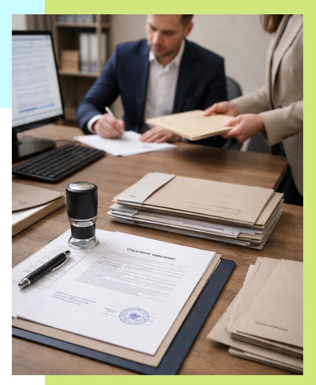 Отказное письмо для таможни в Чапаевске от 3065 р, Алешин-Чпв