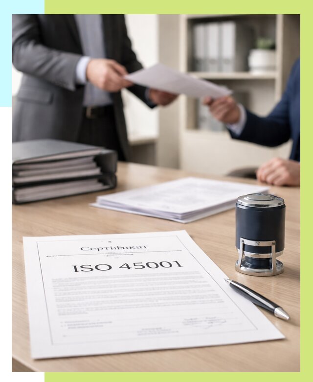 Сертификат ISO 45001 в Чапаевске под ключ от 45968 р. | Алешин-Чпв